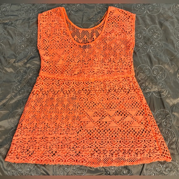 H&M orange Swim suit/top coverup - Picture 3 of 3